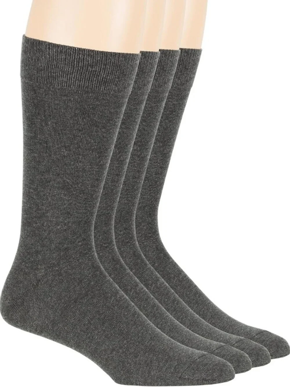 Men's Cotton Crew Socks - 6 Pairs, Comfortable Work & Business Essentials, Great